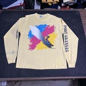Vintage Surf Shirt Sunline 70s Texas Long Sleeve The Knits Town N Country OP USA